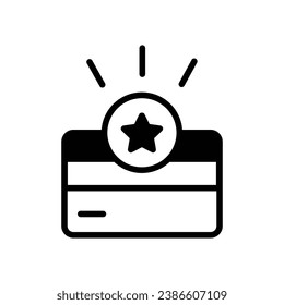 Loyalty icon isolate white background vector stock illustration.