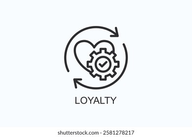 Loyalty Icon Or Logo Isolated Illustration