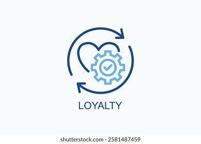 Loyalty Icon Or Logo Isolated Illustration