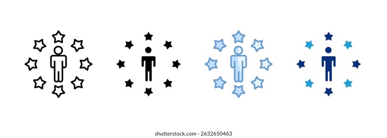 Loyalty Icon Set Multiple Style Collection