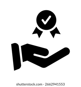 Vector De Icono De Lealtad Del Conjunto De Líneas De Gestión Empresarial