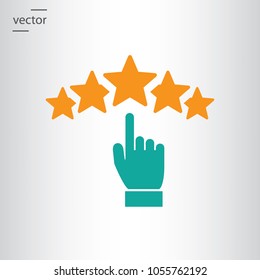 Loyalty icon - vector illustration EPS, flat design icon.