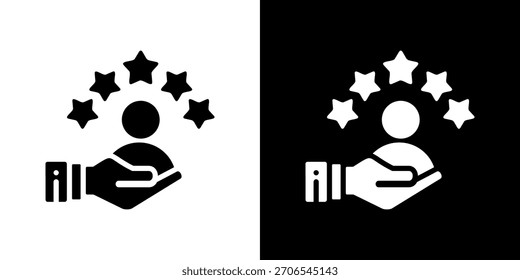 Ilustración vectorial de icono de lealtad. Diseño De Estilo Plano Creado Para Una Flexibilidad Creativa En Versiones Claras Y Oscuras.