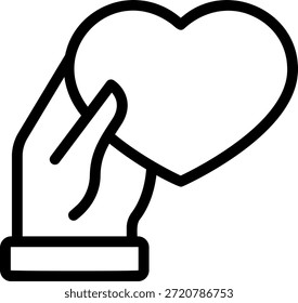 Vector de ilustración de icono de línea de lealtad