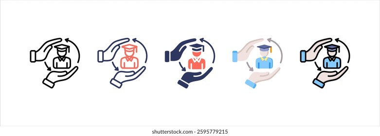 Loyalty Multi Style Icon Set