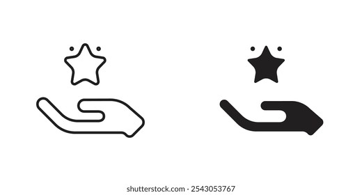 Loyalty Points Icon Featuring a Star or Badge, Representing Rewards Accumulation, Customer Loyalty Programs, and Incentive Systems