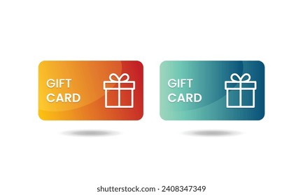 Loyalty program, customer gift reward bonus card,incentive gift, collect bonus, earn reward, redeem gift, win present card vector