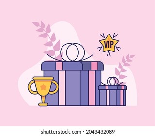 loyalty program gifts and trophy