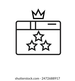 Icono del programa de lealtad, ideal para esquemas de membresía y recompensas