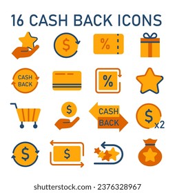 Loyalty program icons set. Rewards, offers, cashback and card points. Symbol of commercial program for client retention. PR campaign for customer loyalty. Marketing promotion. Flat vector illustration
