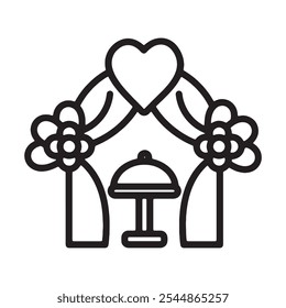 Loyalty program isolated icon, gift box with star vector symbol with editable stroke
