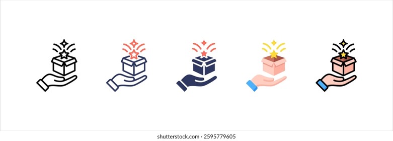 Loyalty Program Multi Style Icon Set