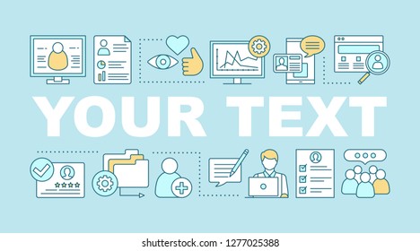 Loyalty program word concepts banner. Customer retention and attraction. Presentation. Marketing campaign. Website traffic. Isolated lettering typography with linear icons. Vector outline illustration