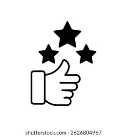 Vector de icono de recompensas de lealtad ilustración de stock