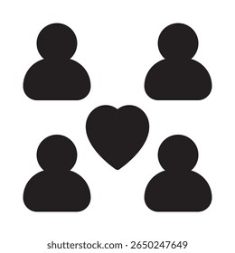 Loyalty staff Vector Icon which can easily modify or edit