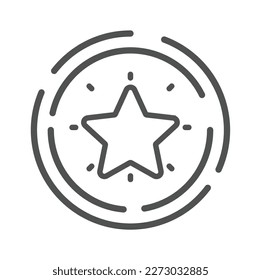 Loyalty star icon. Bonus points. Discount symbol with star. Loyalty program icon. vector illustration.