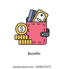 Ilustración de diseño de icono de contorno lleno de Vector de lealtad. Símbolo de Diseño gráfico sobre fondo blanco EPS 10 Archivo