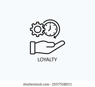 Loyalty Vector, Icon Or Logo Sign Symbol Illustration