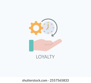 Loyalty Vector, Icon Or Logo Sign Symbol Illustration