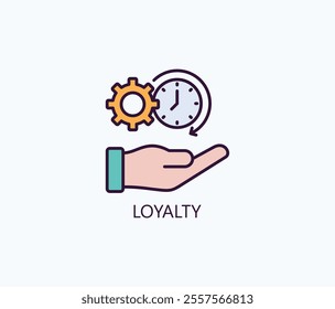 Loyalty Vector, Icon Or Logo Sign Symbol Illustration