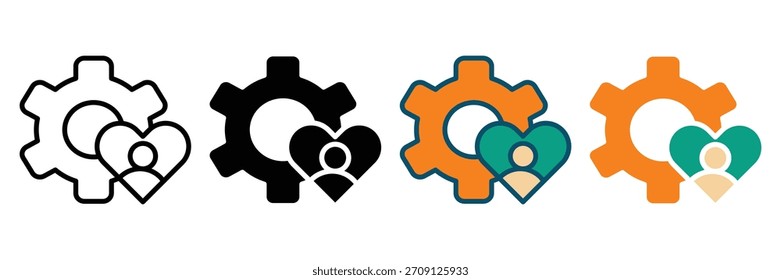 Icono de Web de lealtad colección de estilo múltiple