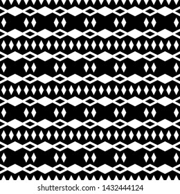 Lozenges wallpaper.Diamonds backdrop. Seamless pattern. Rhombuses ornament. Ethnic motif. Geometric background. Digital paper, textile print, web design, abstract. Vector.