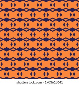 Lozenges wallpaper.Geometric background. Ethnic motif. Rhombuses ornament. Seamless pattern. Diamonds backdrop. Digital paper, textile print, web design, abstract. Vector.
