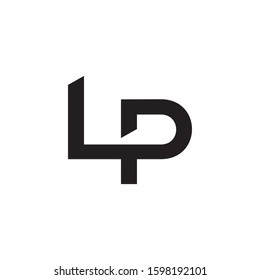 LP initial letter logo template vector icon design