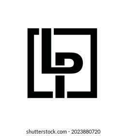 LP Initial Letter Monogram Logo Design Vector Templates