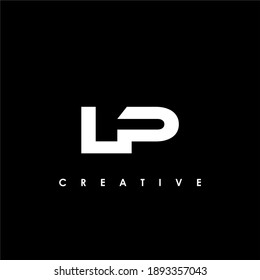 LP Letter Initial Logo Design Template Vector Illustration