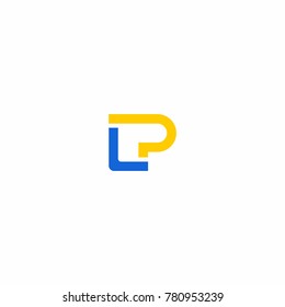 LP Letter Initial Logo Vector