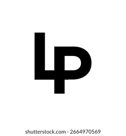 LP Letter logo design and Abstract logo