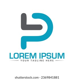 LP letter logo design creative and modern logo design