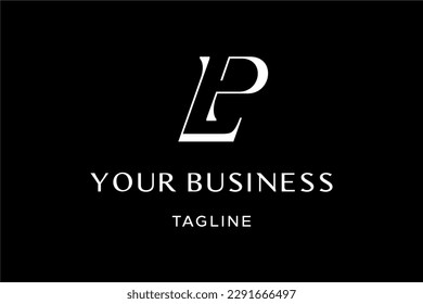 LP letter logo design, monogram, initials, icon, symbol - Designed with refined curves and minimalist sophistication, this logo is ideal for realtor, clothing line, coach, personal branding etc.