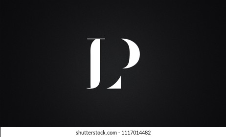 LP Letter Logo Design Template Vector