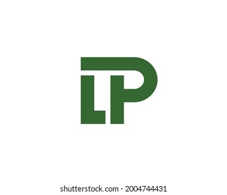 plantilla vectorial de diseño de logotipo de letra LP