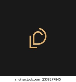 LP letter logo design vector, LP minimal icon,
