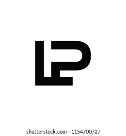 lp letter vector logo. pw letter vector logo