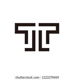 lp letter vector logo. t letter vector logo. pp letter vector logo
