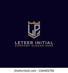 LP letters Initial icon / logo design Monogram inspiration.