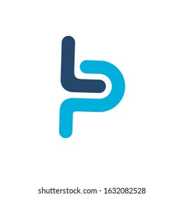 lp logo design vector template