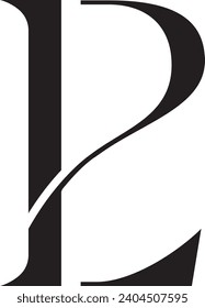 Logotipo de LP	Plantilla en un estilo minimalista moderno
