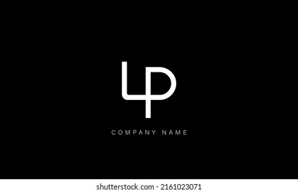 LP, PL Alphabet Letters Logo Monogram