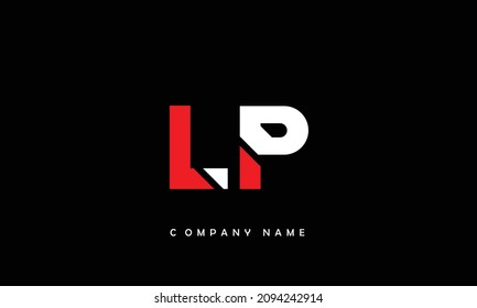 LP, PL Alphabets Letters Logo Monogram