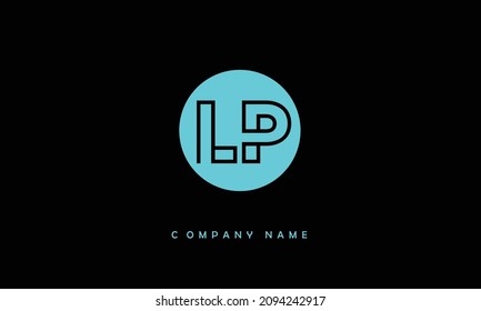 LP, PL Alphabets Letters Logo Monogram