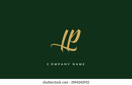 LP, PL Alphabets Letters Logo Monogram
