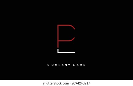 LP, PL Alphabets Letters Logo Monogram