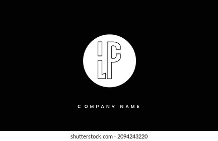 LP, PL Alphabets Letters Logo Monogram