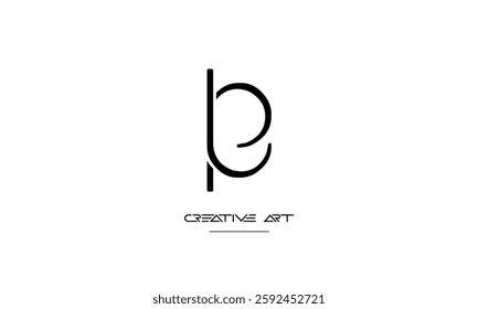 LP, PL, L, P abstract letters logo monogram
