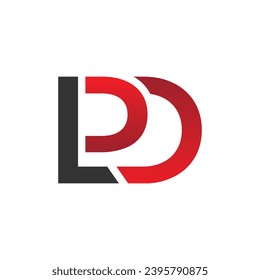 LPD Letter Initial Logo Design Template Vector Illustration. letter LPD logo design illustration vector art